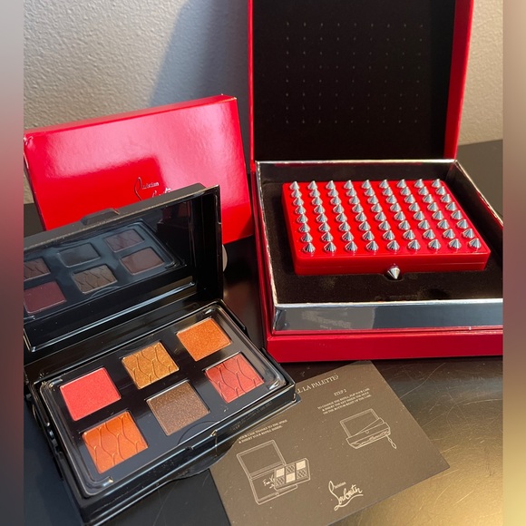 Christian Louboutin NIB 2Pc Abracadabra Gorgeous ReusableSpiked Case&6 Eyeshadow - Picture 16 of 16